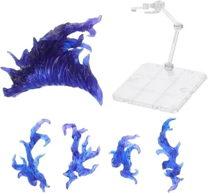 Action Figure Special Effects Toy Anime Figure Stand Fire Diy Assembly Doll Rack Toy Bracket
