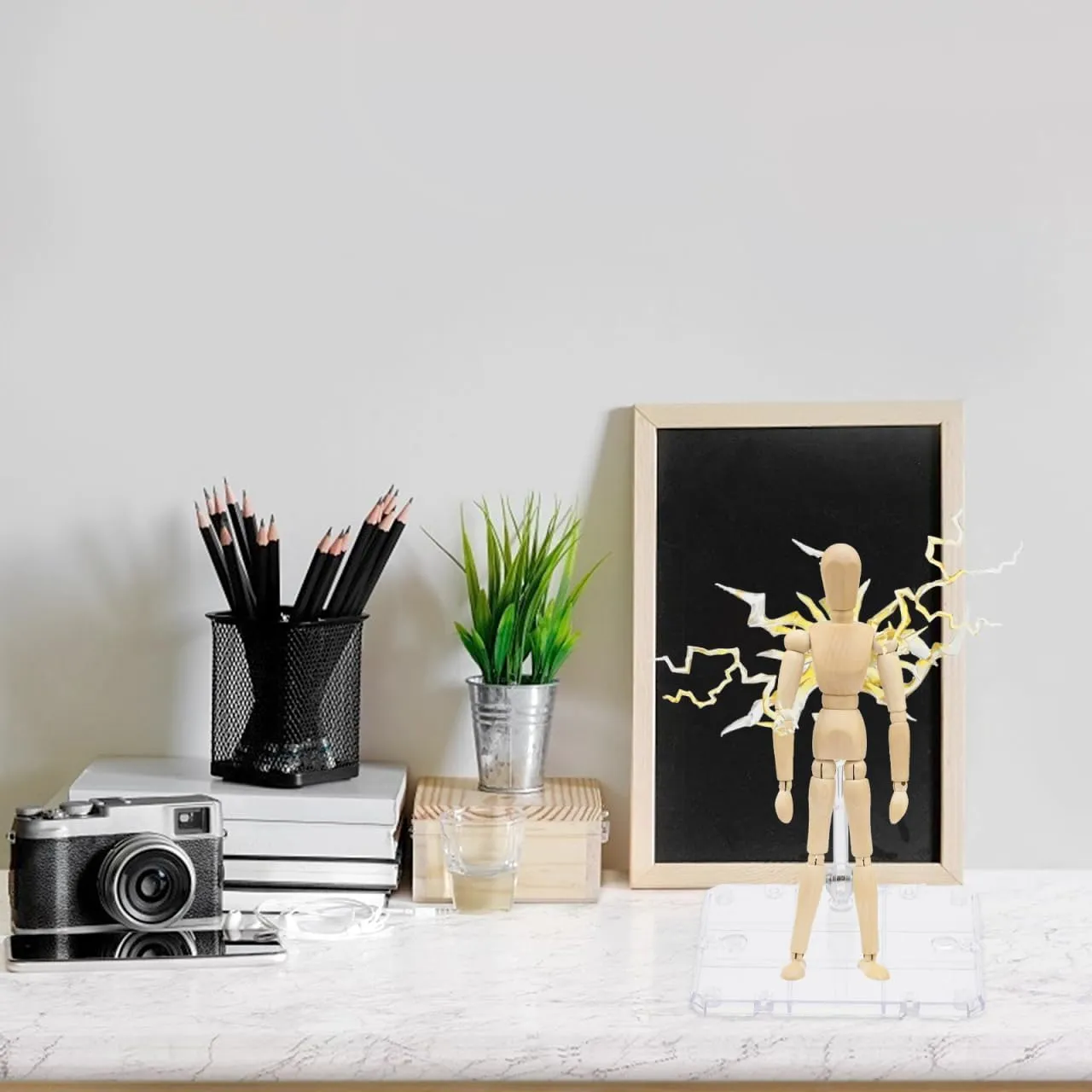 Action Figure Stand, 1 PCS Assembly Action Figure Display Holder Base Doll Model Support Stand Compatible with HG RG SHF DIY Figurine Action Model