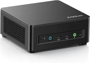AD78 Mini PC, AMD Ryzen 7 7840HS (8C/16T, up to 5.1GHz), 32GB DDR5 1TB PCle4.0 SSD, Desktop Mini Computer AMD Radeon 780M, 8K Quad Display 2xHDMI 2xUSB4, 2.5G LAN/WiFi6E/BT5.3, Gaming/Office