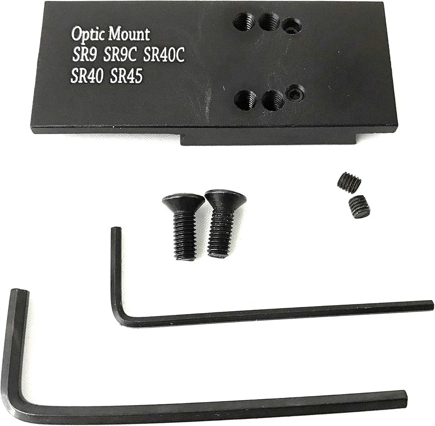 Ade Advanced Optics Optic Mount Plate for Ruger SR9, SR9c, SR40, SR40c, and SR45 Pistols