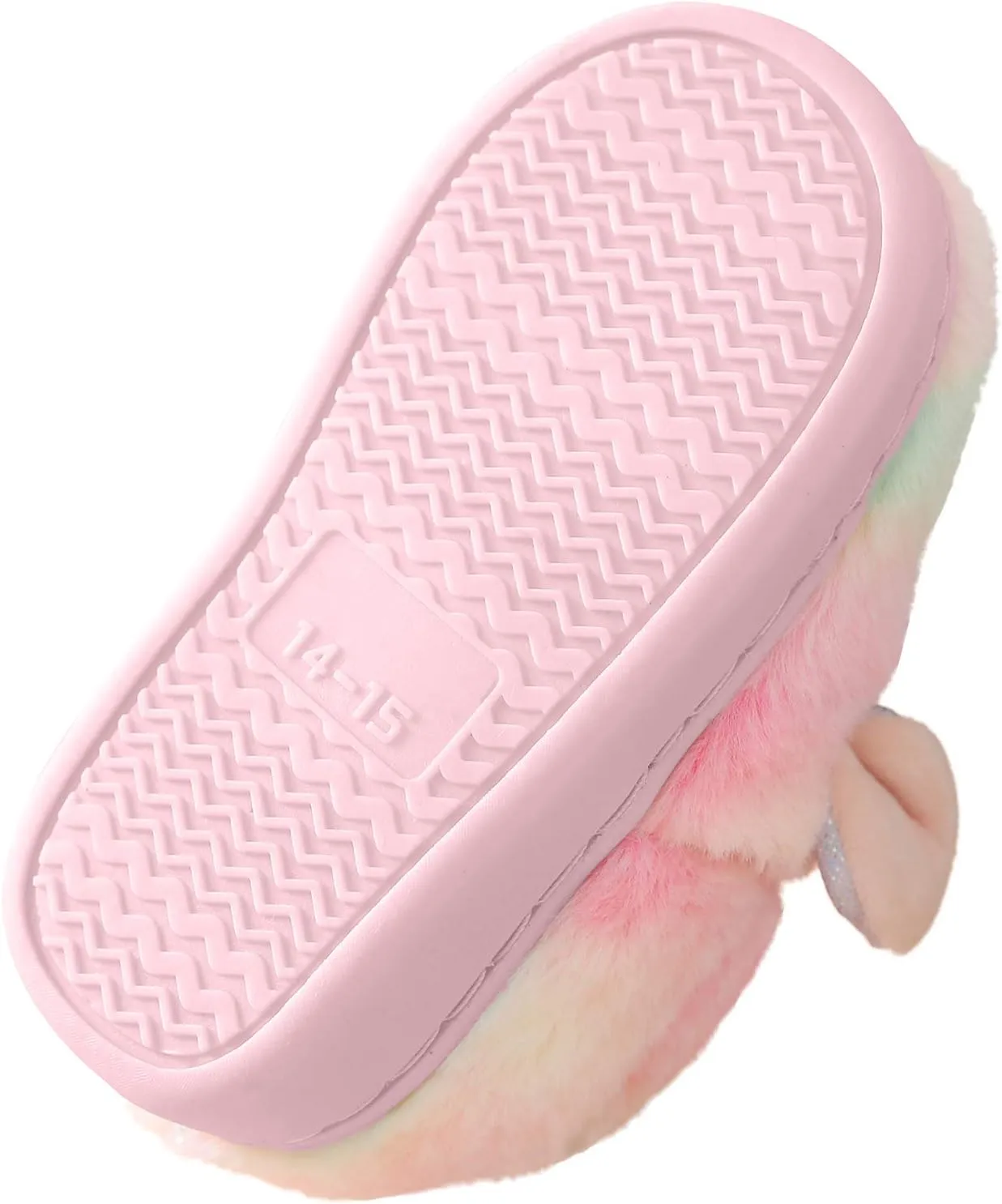 Ainikas Boys & Girls Toddler Plush House Slippers - Warm, Fluffy, Fuzzy Nonslip Winter Slippers