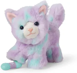 American Girl Truly Me 18-inch Doll Pet Purrpley Pink Kittycat with Magnetic Mouth to Hold Her Yarn Toy, For Ages 6 