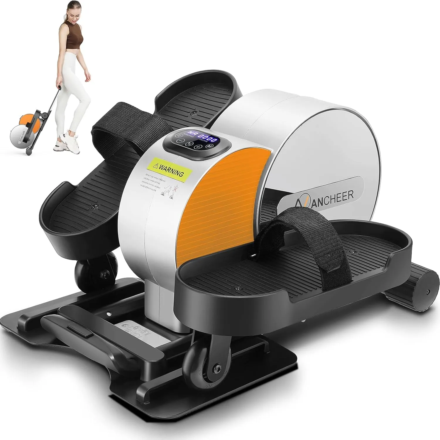 ANCHEER Under Desk Elliptical Machine Transform Your Life - High-End, Portable, Mini Leg Exerciser While Sitting. Perfect for Seniors, No Noise. Ideal Gift for Family As Seen on TV