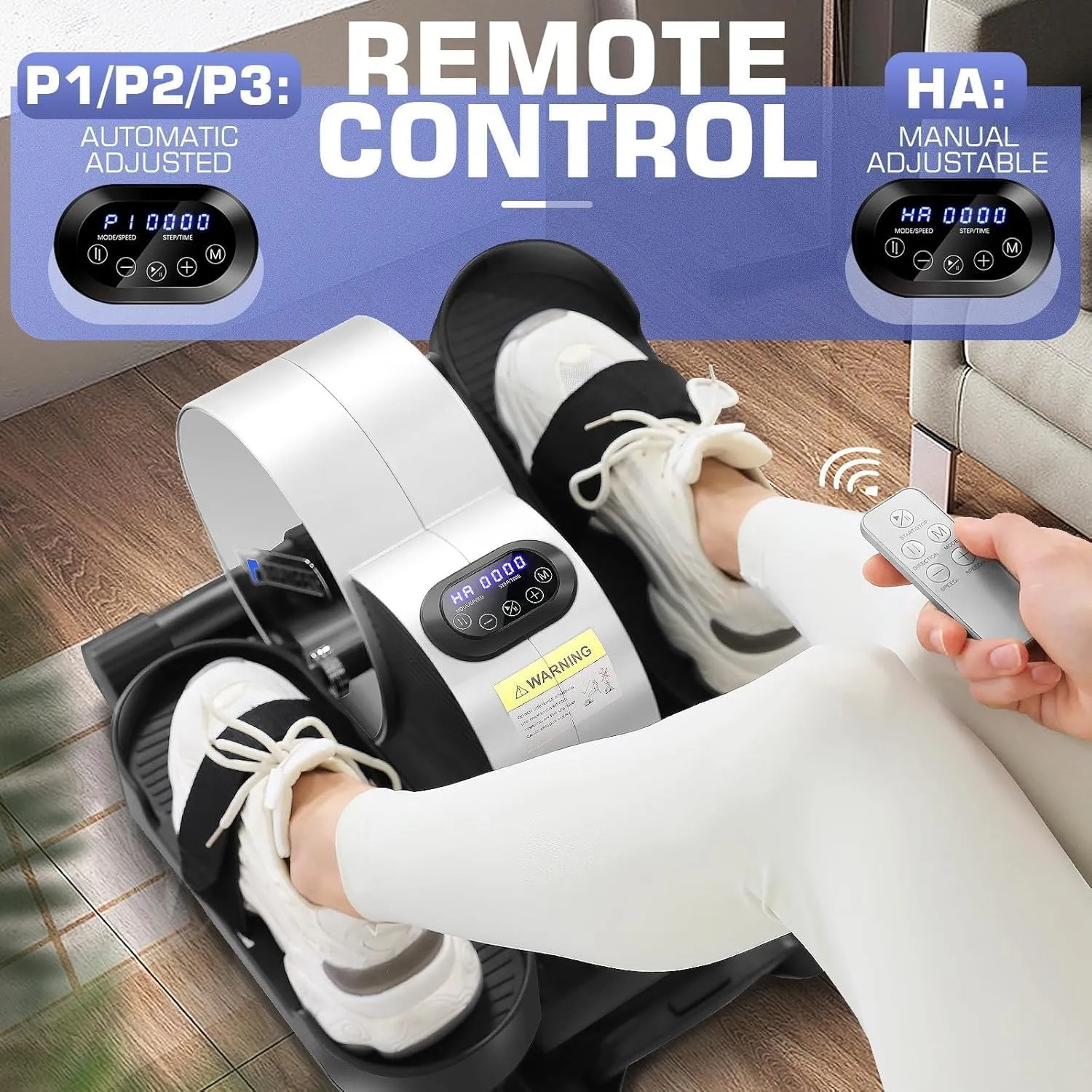 ANCHEER Under Desk Elliptical Machine Transform Your Life - High-End, Portable, Mini Leg Exerciser While Sitting. Perfect for Seniors, No Noise. Ideal Gift for Family As Seen on TV