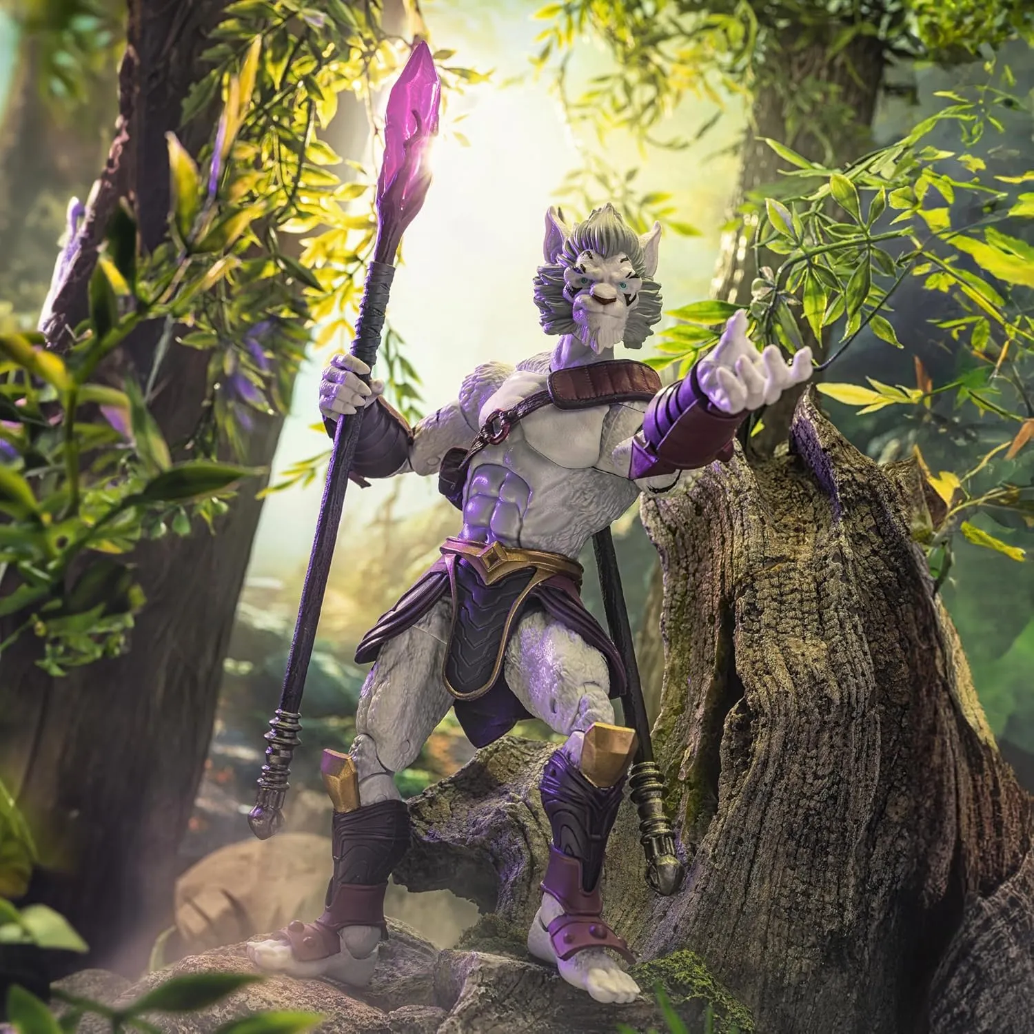 Animal Warriors of the Kingdom - Primal Collection: Wave Two Vero Atlas Figure, 27 Points of Articulation, Accessories Included, Premium Detailing, Ideal for Collectors and Display