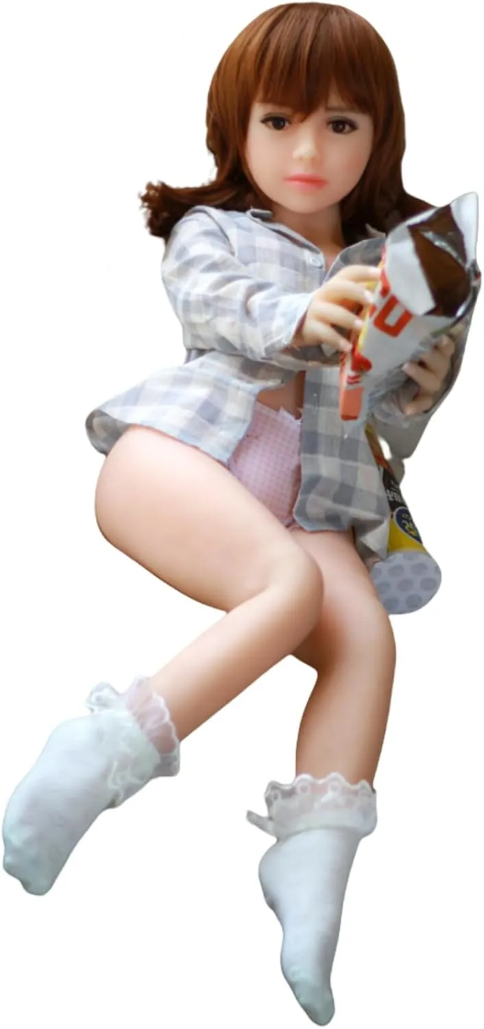 Anime Action Figures Flexible Female Figure Dolls Photography/Arts Multi-Functional (Blue Shirt)