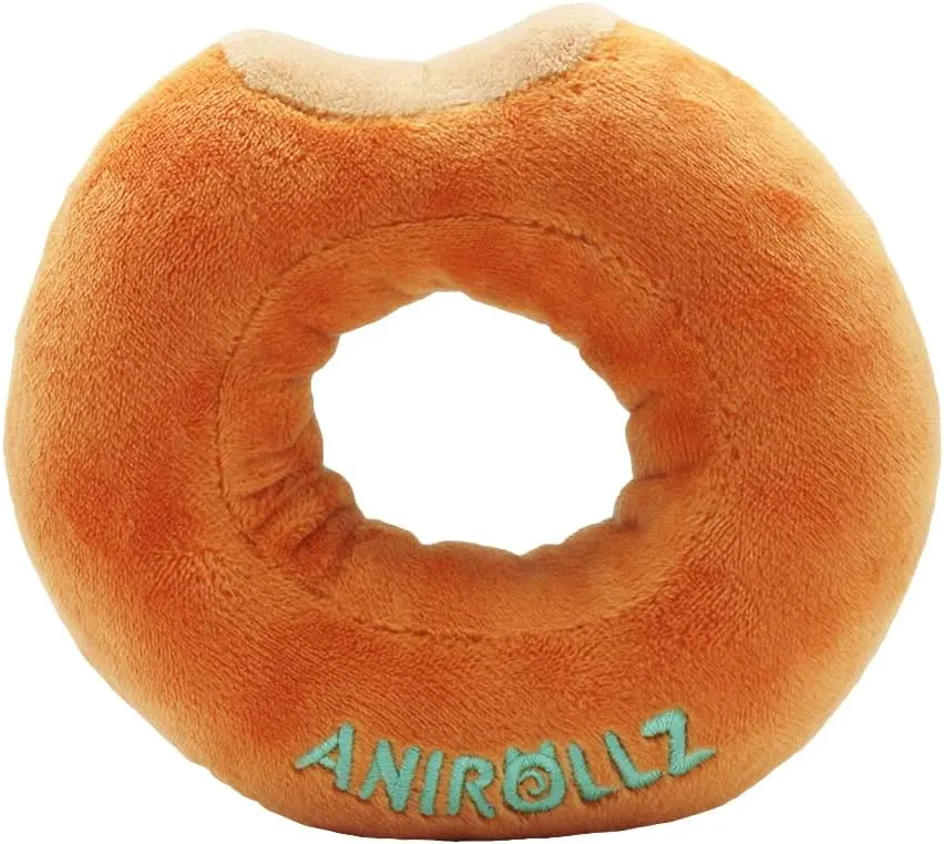 Anirollz Stuffed Animal Plush Toy – 6" Small Donut Doll |Soft, Squishy, Warm, Cute, Comfort, Safe | Birthday Pillow with Kawaii Bunny Rabbit in Mint Donut Bunniroll