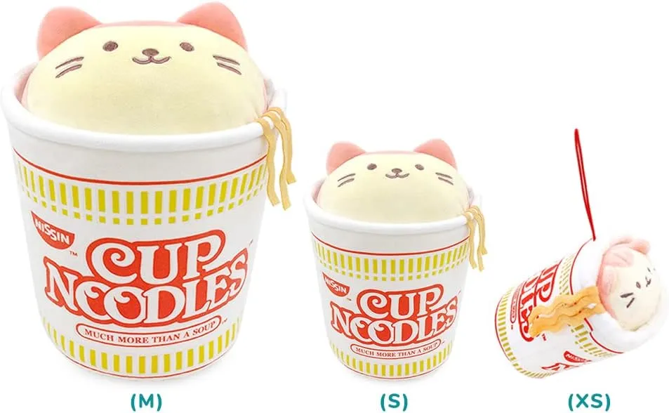 Anirollz Stuffed Animal Plush Toy - Official Nissin Cup Noodle Roll Blanket Outfitz Doll |Soft, Squishy, Warm, Cute, Comfort, Safe| Pillow with Bunny - Birthday Decorations Gift 9" Bunniroll