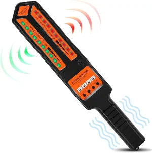 Anti Spy Detector, GPS Bug Detector, RF Signal Wireless Scanner, Hidden Camera Finder for Radio Frequency, Electronic Bug Sweeper for Car GPS Tracker
