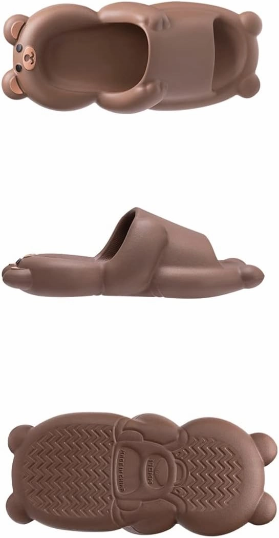 Aoakva Kawaii Slippers Kawaii Clogs Mules for Girls Women Cute Bunny/Bear Summer Shower Slippers Non-Slip Beach Shoes EVA Soft