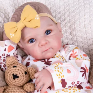 Aori Lifelike Reborn Baby Dolls - 20 inch Realistic Newborn Girls Doll That Look Real, Nice Gift Set for Kids, Parents-to-be, Grandparents