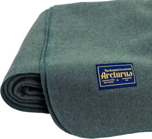 Arcturus Bighorn 100% Virgin Wool Blanket | Heirloom-Quality Wool Bedding for Home & Cabin | Warm, Thick & Durable (King Size, Sage)