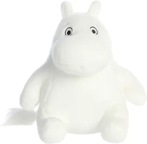 Aurora® Adorable Moomin® Stuffed Animal - Irresistible Companion - Endless Play - White 8 Inches