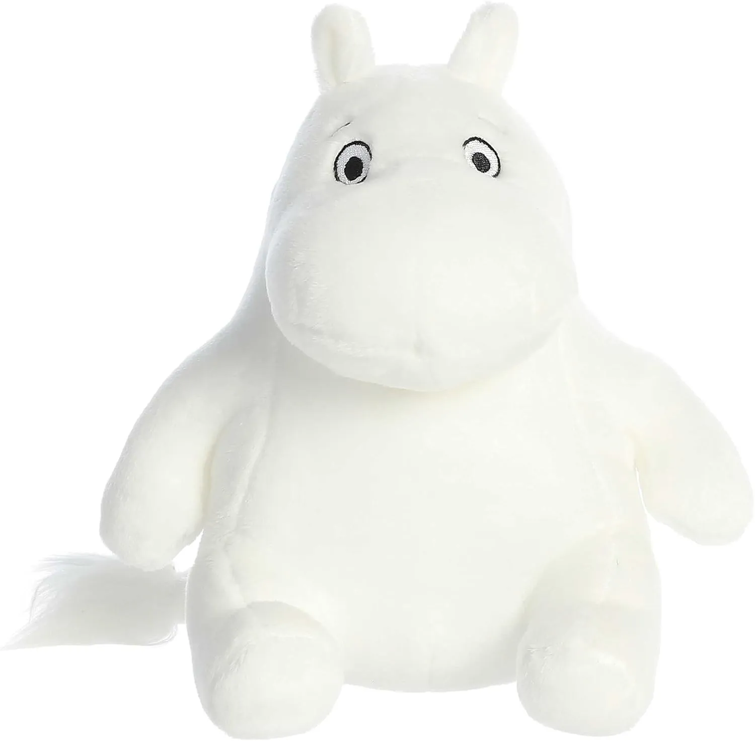 Aurora® Adorable Moomin® Stuffed Animal - Irresistible Companion - Endless Play - White 8 Inches