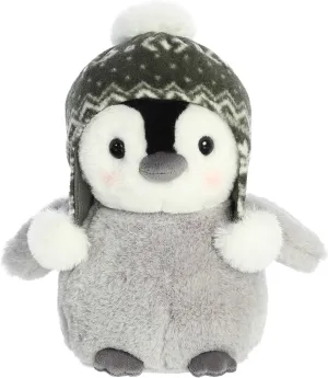 Aurora® Festive Holiday Chillin' Chick™ Chiyu Stuffed Animal - Seasonal Cheer - Heartwarming Gifts - Gray 10 Inches