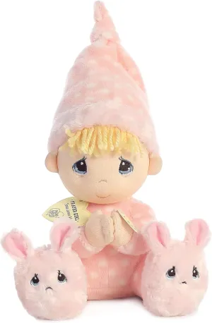 Aurora® Inspirational Precious Moments™ Precious Prayer Girl Stuffed Animal - Cherished Memories - Enduring Comfort - Pink 9.5 Inches