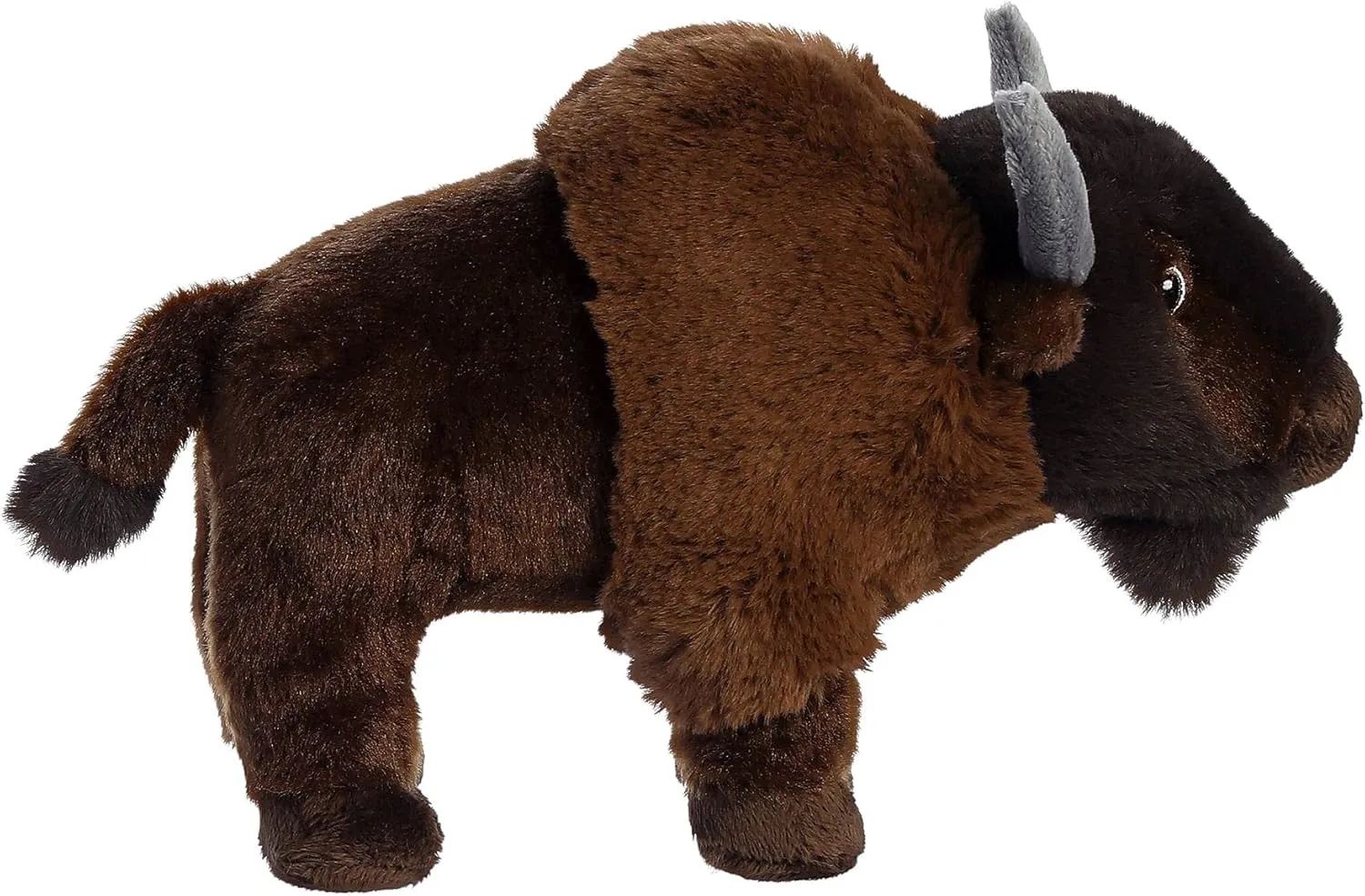 Aurora® Responsibly Made Eco Nation™ Bison Stuffed Animal - Ideal for Playtime Adventures - Perfect for Birthdays or Just Because - Brown 9 Inches