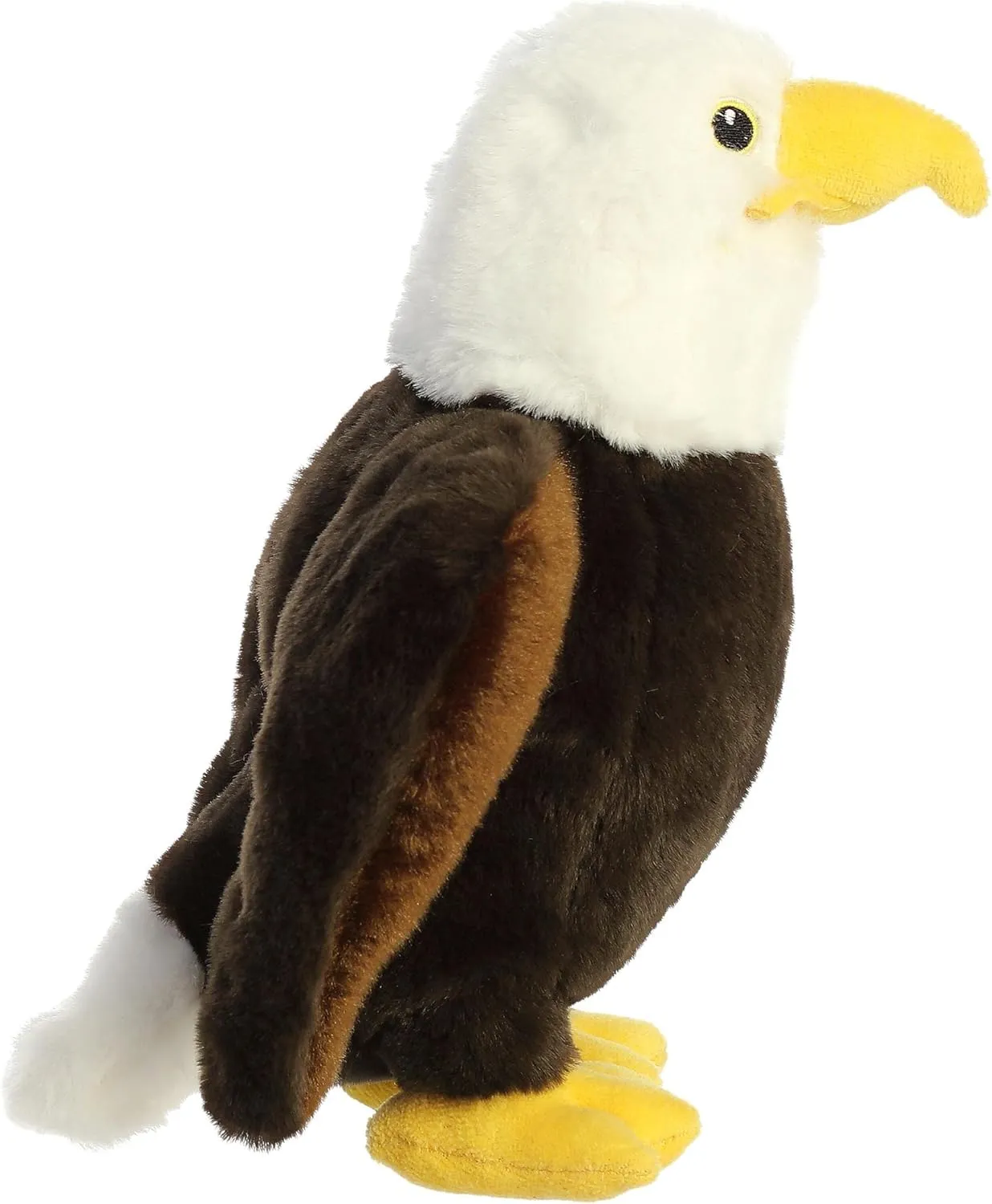 Aurora® Responsibly Made Eco Nation™ Eagle Stuffed Animal - Ideal for Playtime Adventures - Perfect for Birthdays or Just Because - Brown 9.5 Inches