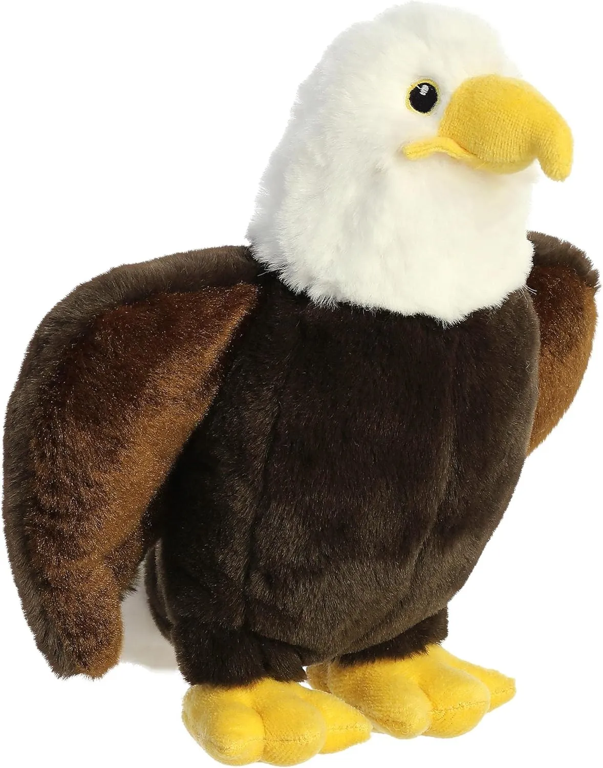 Aurora® Responsibly Made Eco Nation™ Eagle Stuffed Animal - Ideal for Playtime Adventures - Perfect for Birthdays or Just Because - Brown 9.5 Inches