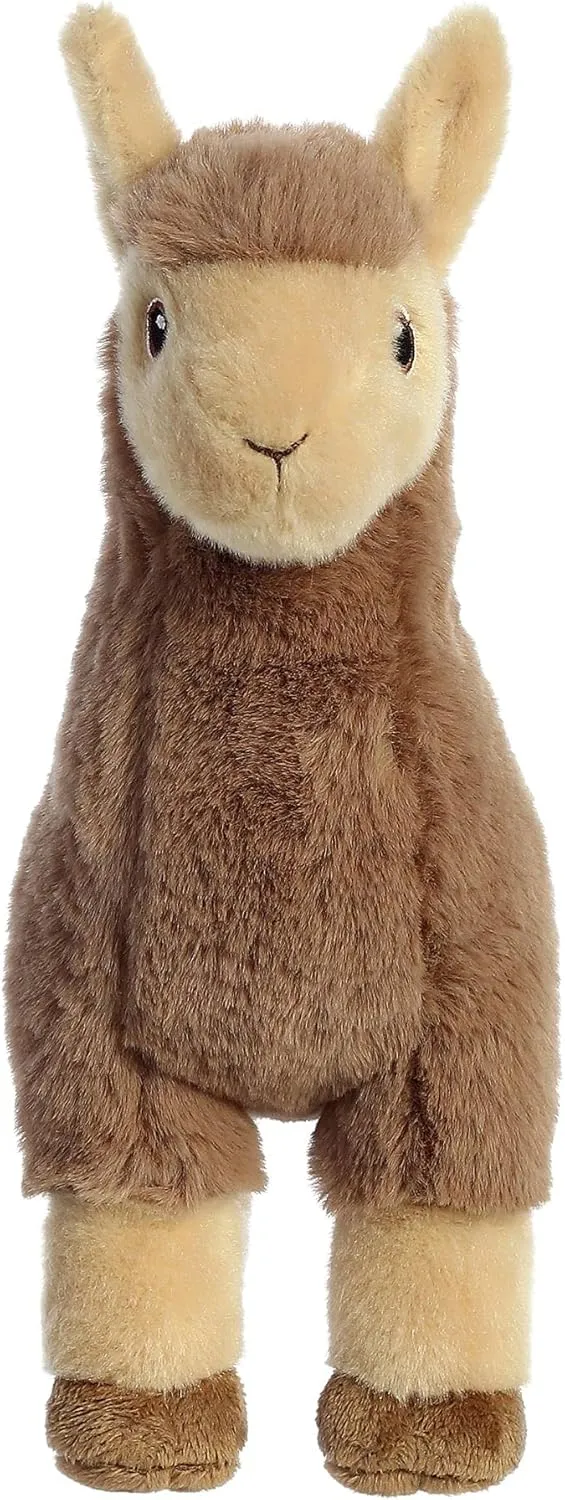 Aurora® Responsibly Made Eco Nation™ Tan Llama Stuffed Animal - Ideal for Playtime Adventures - Perfect for Birthdays or Just Because - Brown 11 Inches