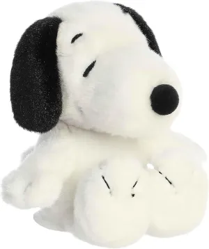 Aurora® Timeless Peanuts® Shoulderkins™ Snoopy Stuffed Animal - Classic Characters - Lasting Memories - White 5 Inches