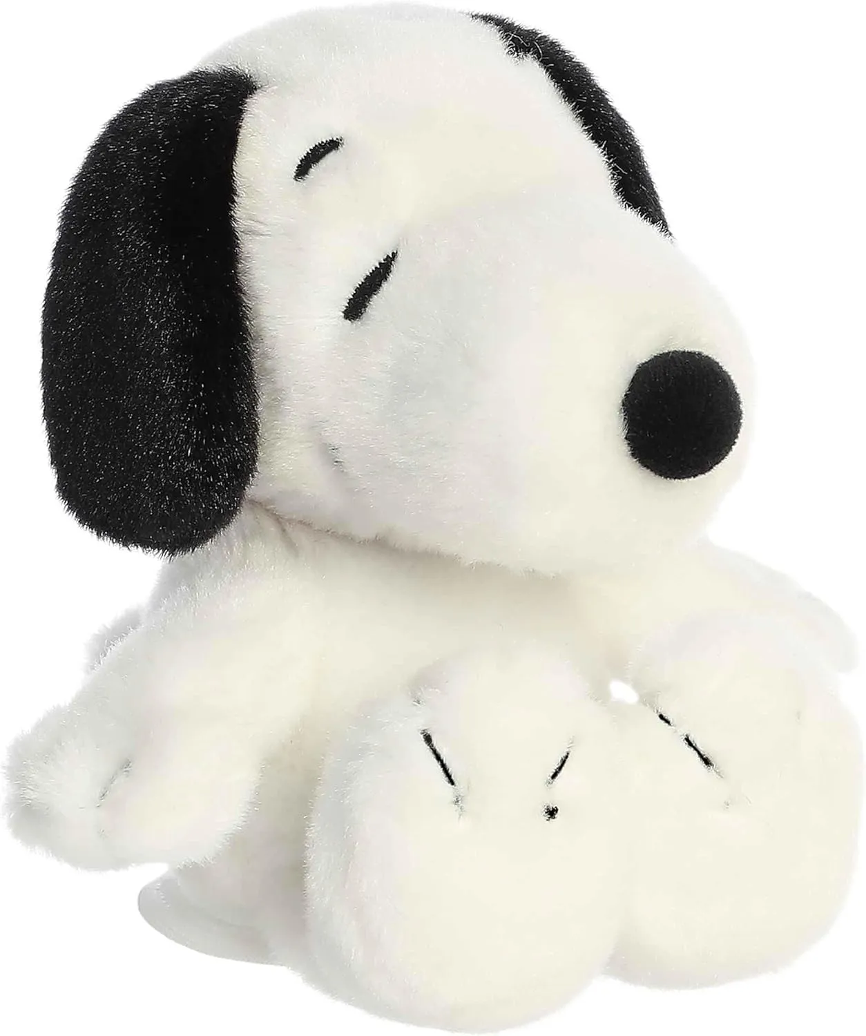 Aurora® Timeless Peanuts® Shoulderkins™ Snoopy Stuffed Animal - Classic Characters - Lasting Memories - White 5 Inches