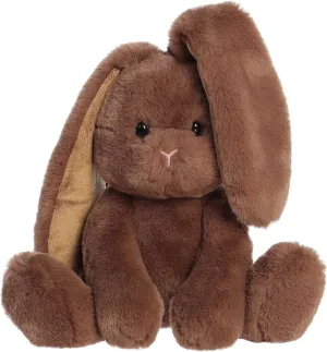 Aurora® Vibrant Spring Candy Cottontail™ Stuffed Animal - Decorative Companion - Endless Fun - Chocolate 11.5 Inches