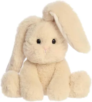 Aurora® Vibrant Spring Candy Cottontail™ Stuffed Animal - Decorative Companion - Endless Fun - Hazelnut Cream 8 Inches
