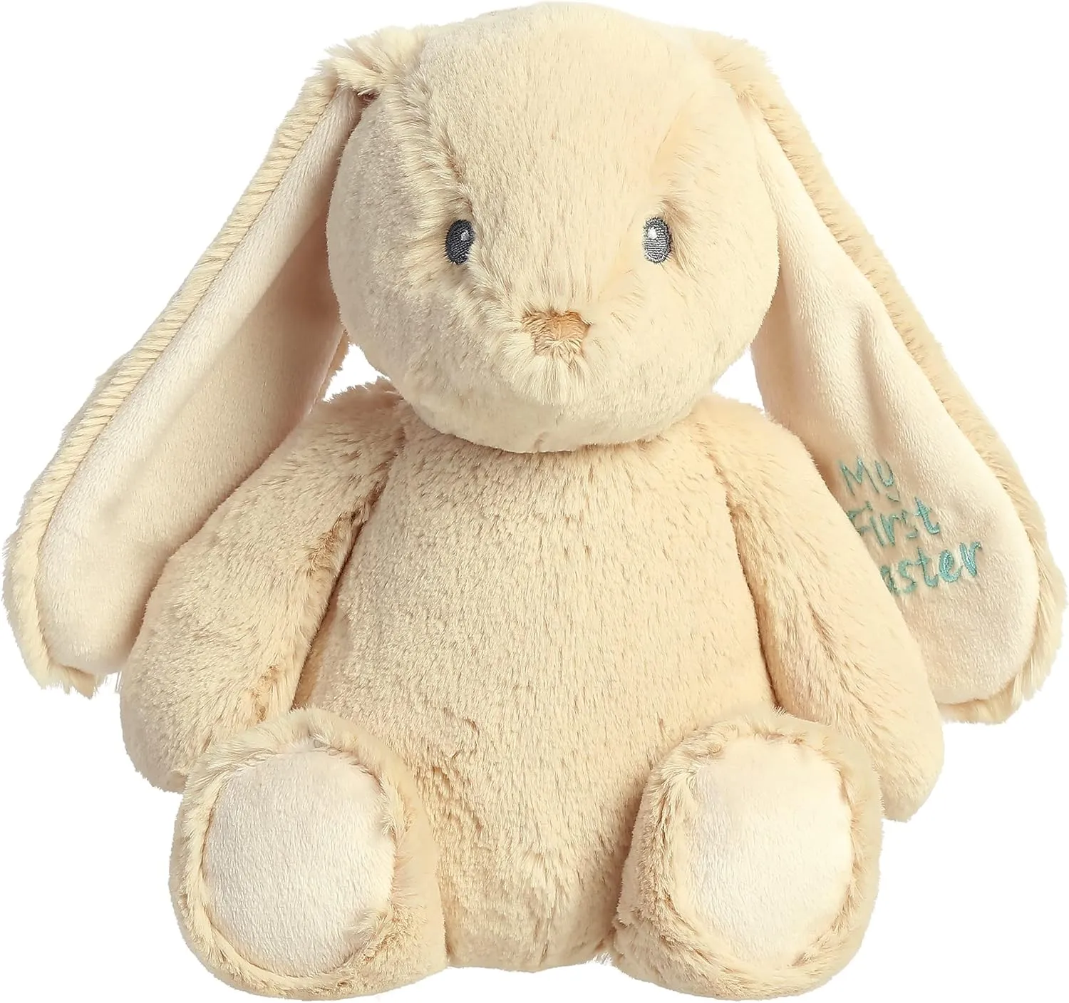 Aurora® Vibrant Spring My 1st Easter Bunny Stuffed Animal - Decorative Companion - Endless Fun - Brown 12 Inches