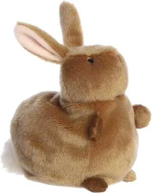 Aurora® Vibrant Spring Pudgeez™ Stuffed Animal - Decorative Companion - Endless Fun - Toby Bunny™ 7 Inches