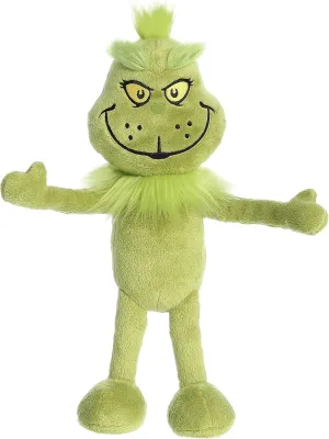 Aurora® Whimsical Dr. Seuss™ Grinch Armature Stuffed Animal - Magical Storytelling - Officially Licensed - Green 12 Inches
