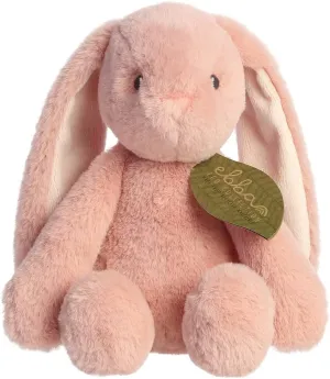 Aurora World- Aurora, 23318, Ebba Baby Eco Rabbit Brenna, 32 cm, Eco-Responsible Plush, Pink, Pink