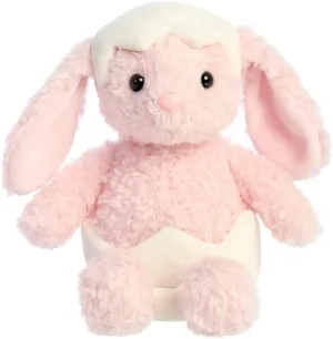 Aurora World Hatchlings 2 Piece Spring Time 8 Inch Plush Bundle, Pink Bunny and Yellow Chick