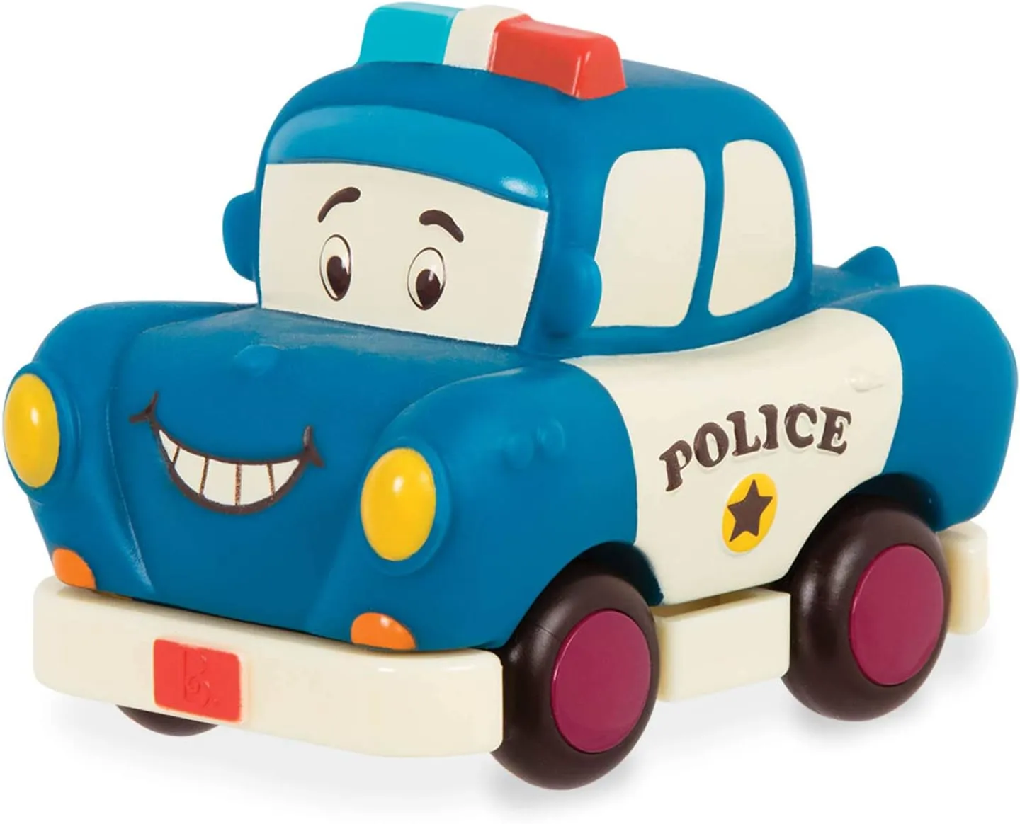 B. toys- Mini Pull-Back Vehicles Set- Set of 3 Vehicles- Truck, Camper Van, Police- 12 months  