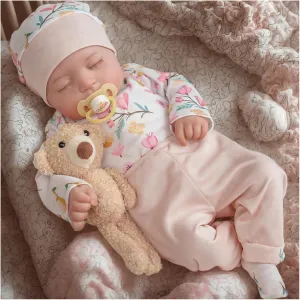 BABESIDE Lifelike Reborn Baby Dolls - 20-Inch Poseable Sleeping Realistic-Newborn Baby Doll Girl, Adorable Real Life Baby Dolls with Toy Accessories Gift Set for Kids Ages 3 and Up