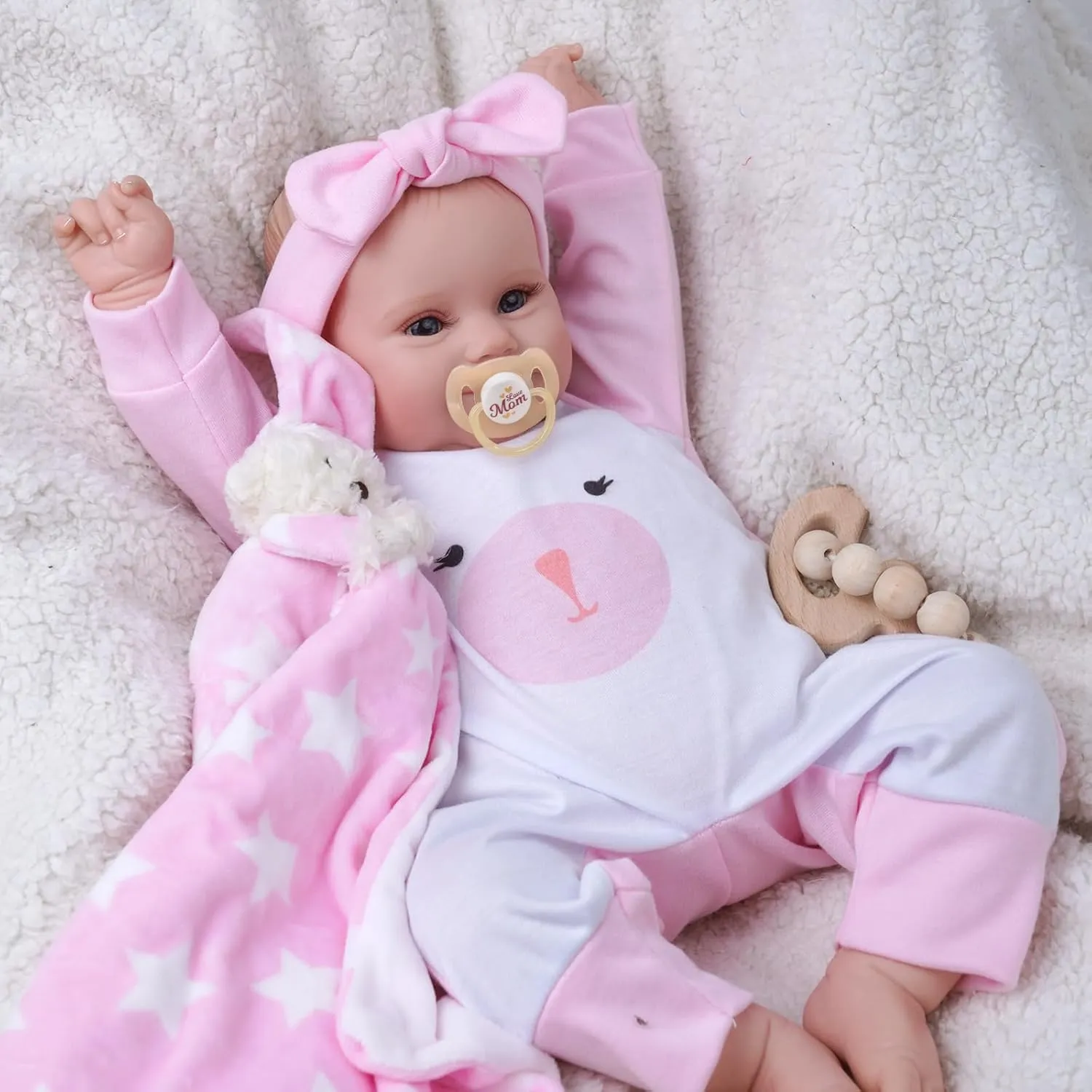 BABESIDE Reborn Baby Dolls - 20 Inch Cute Soft Vinyl Realistic-Newborn Baby Doll for 3  Year Old Girls Kids Real Life Like Baby Doll