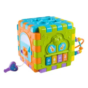 Baby 6 in 1 Busy Learners Activity Cube Piano Toy with Sounds (1.5-4 Years)