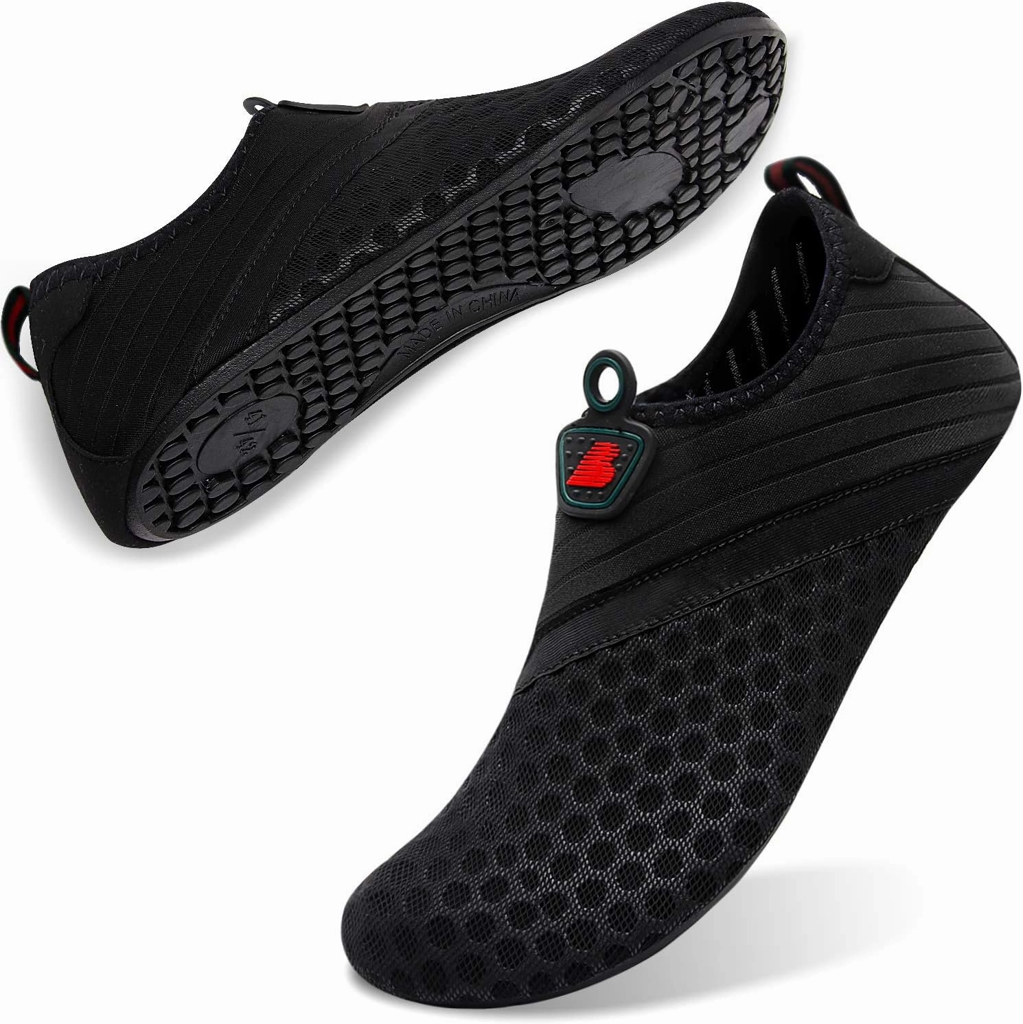 BARERUN Barefoot Water Shoes for Women Men Quick-Dry Aqua Socks for Swim Beach Pool Surf Yoga Boat Travel Non Slip Indoor Outdoor Walking Shoes