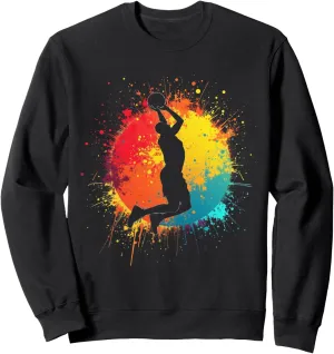 Basketball Dunk Silhouette Sweatshirt