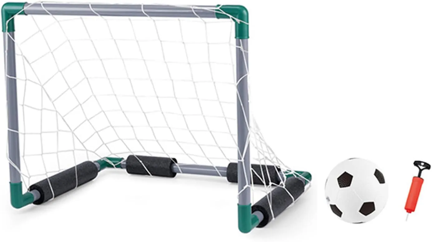Basketballs Hoop Football Net for Poolsides with and Pump Outdoor Swimming Pool Basketballs Hoop Pool Football Set
