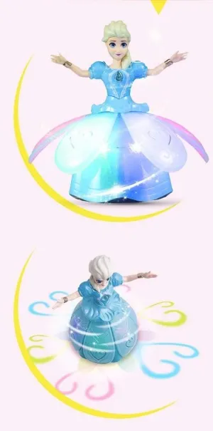 Battery-Operated Princess Doll for Girls: Snow Dance, Flashing & Singing Toy (Ages 3 )