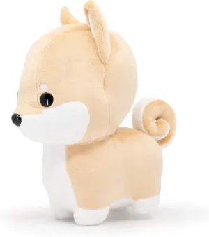 Bellzi Shiba Stuffed Animal - Soft Cute Stuffed Creamy White Dog Plush Toy - Plushies and Gifts for All Ages, Kids, Babies, Toddlers - Shibi