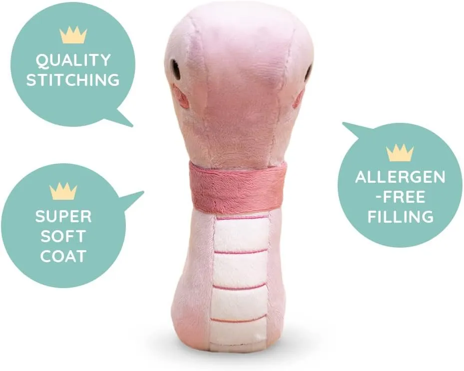 Bellzi Worm Cute Stuffed Animal Plush Toy - Adorable Soft Worm Toy Plushies and Gifts - Perfect Present for Kids, Babies, Toddlers - Wormi