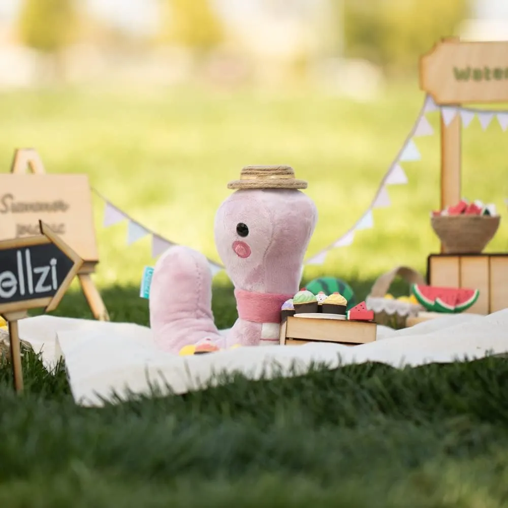 Bellzi Worm Cute Stuffed Animal Plush Toy - Adorable Soft Worm Toy Plushies and Gifts - Perfect Present for Kids, Babies, Toddlers - Wormi