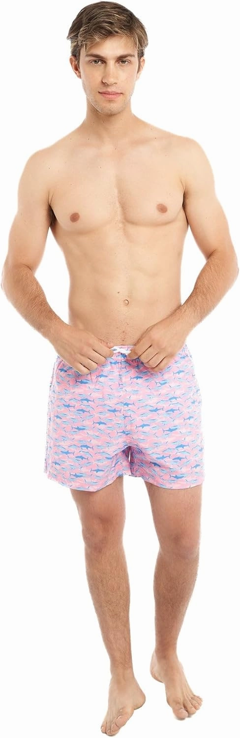 BERMIES Men’s Short Swim Trunks with Compression Liner - 4” Inseam, Quick-Dry, 4-Way Stretch, UPF 50 , Eco-Friendly Fabric