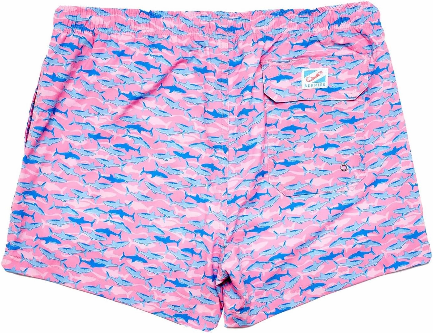BERMIES Men’s Short Swim Trunks with Compression Liner - 4” Inseam, Quick-Dry, 4-Way Stretch, UPF 50 , Eco-Friendly Fabric