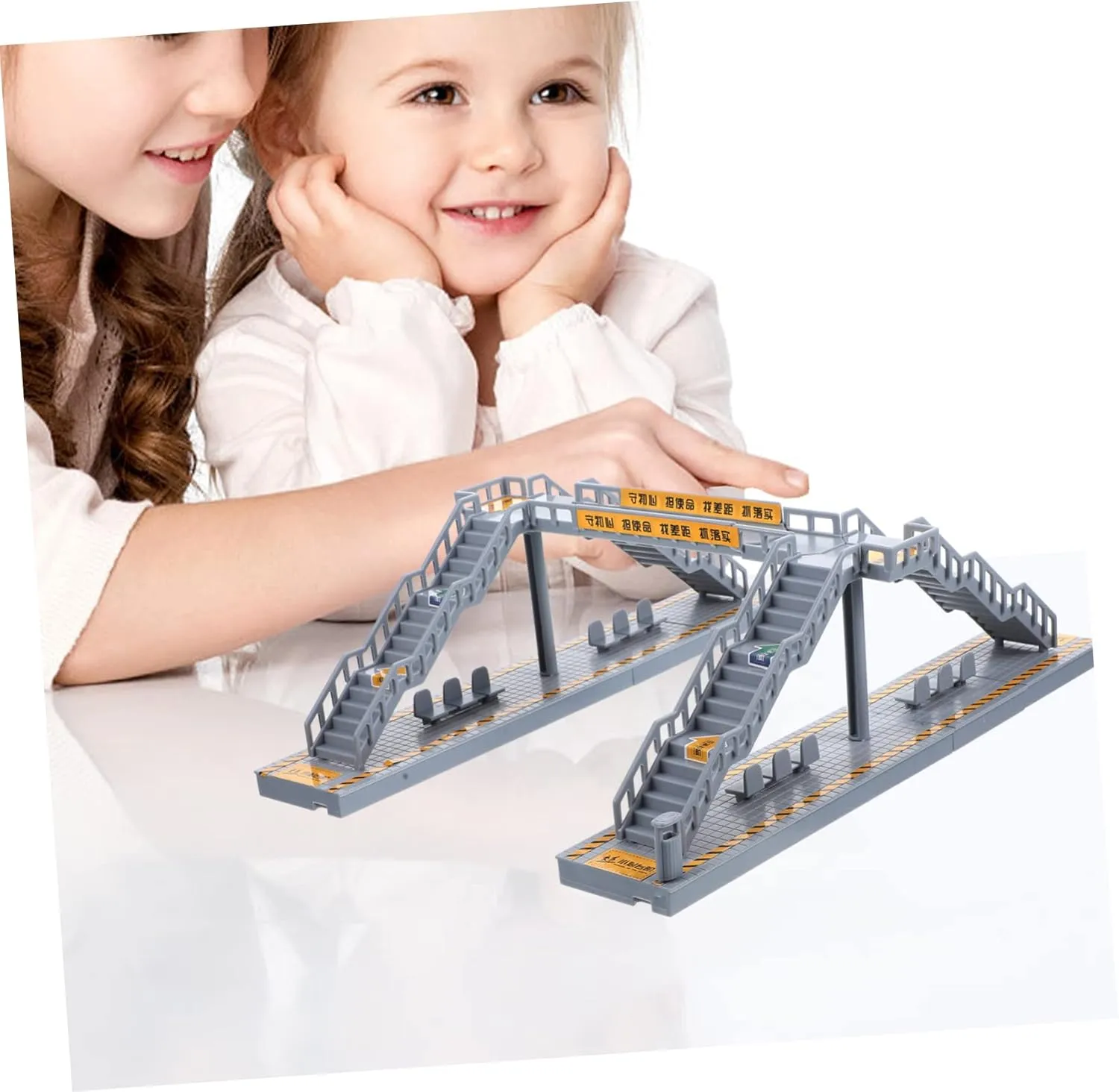 BESPORTBLE 1 Set DIY Footbridge Model for Sand Table Decoration Miniature Footbridge Building Model with Detailed Design for Scene Enhancement and Creative Play