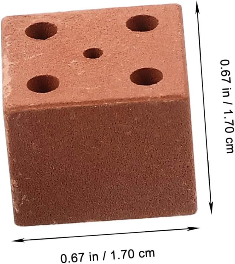 BESPORTBLE 3sets 20pcs Miniature Bricks Model for DIY Landscaping Props Realistic Clay Brick Models for Building for Miniature Scenes and Crafts 20pcs*3