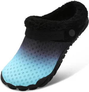 Besroad Womens Mens Furry Slides House Slippers Fuzzy Fluffy Bedroom Cozy Memory Foam Slippers Clogs