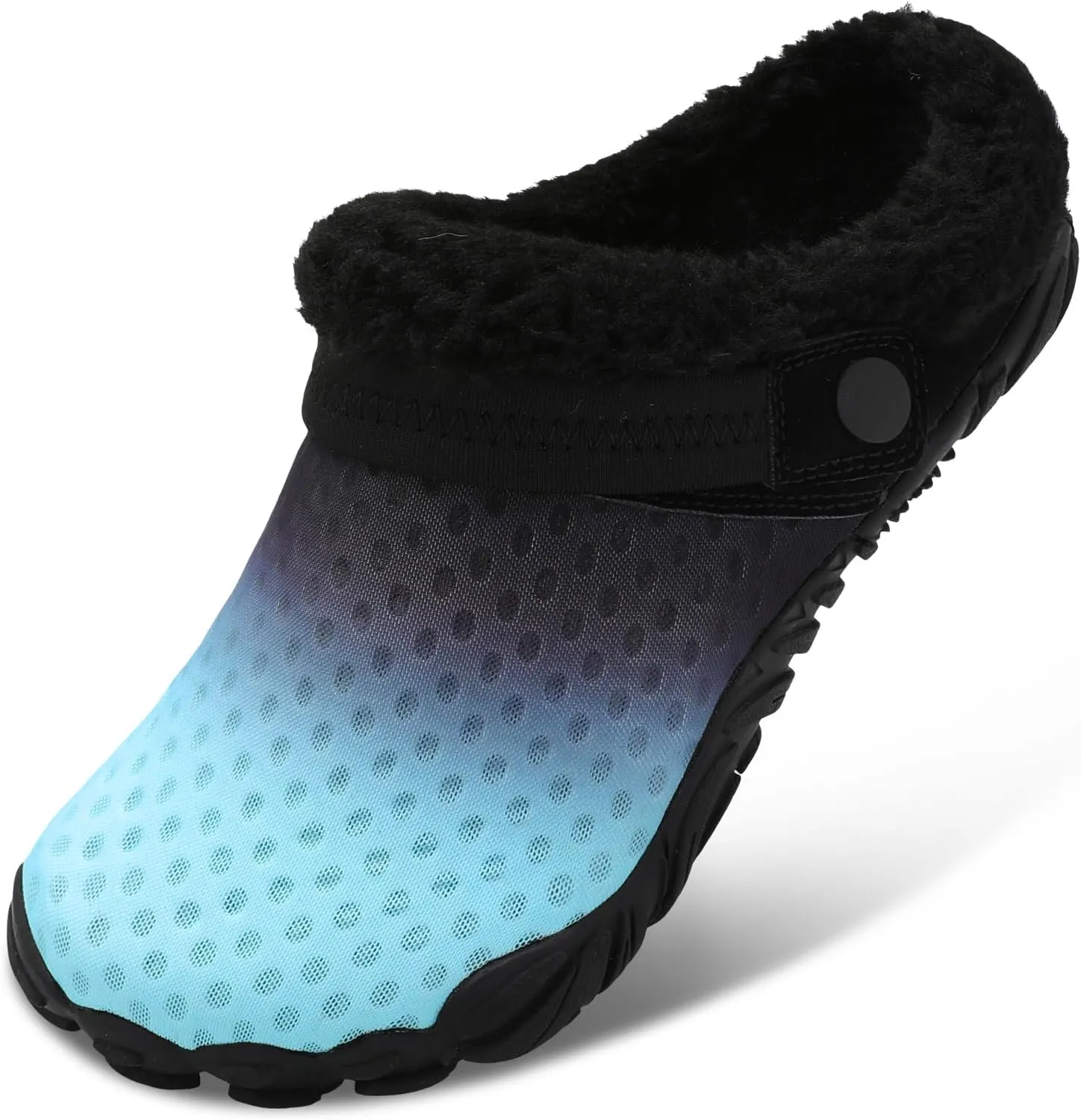 Besroad Womens Mens Furry Slides House Slippers Fuzzy Fluffy Bedroom Cozy Memory Foam Slippers Clogs